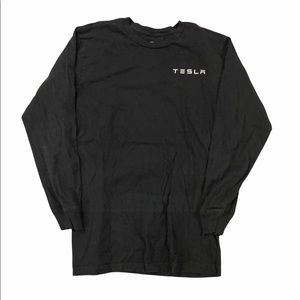Tesla long sleeve shirt black
